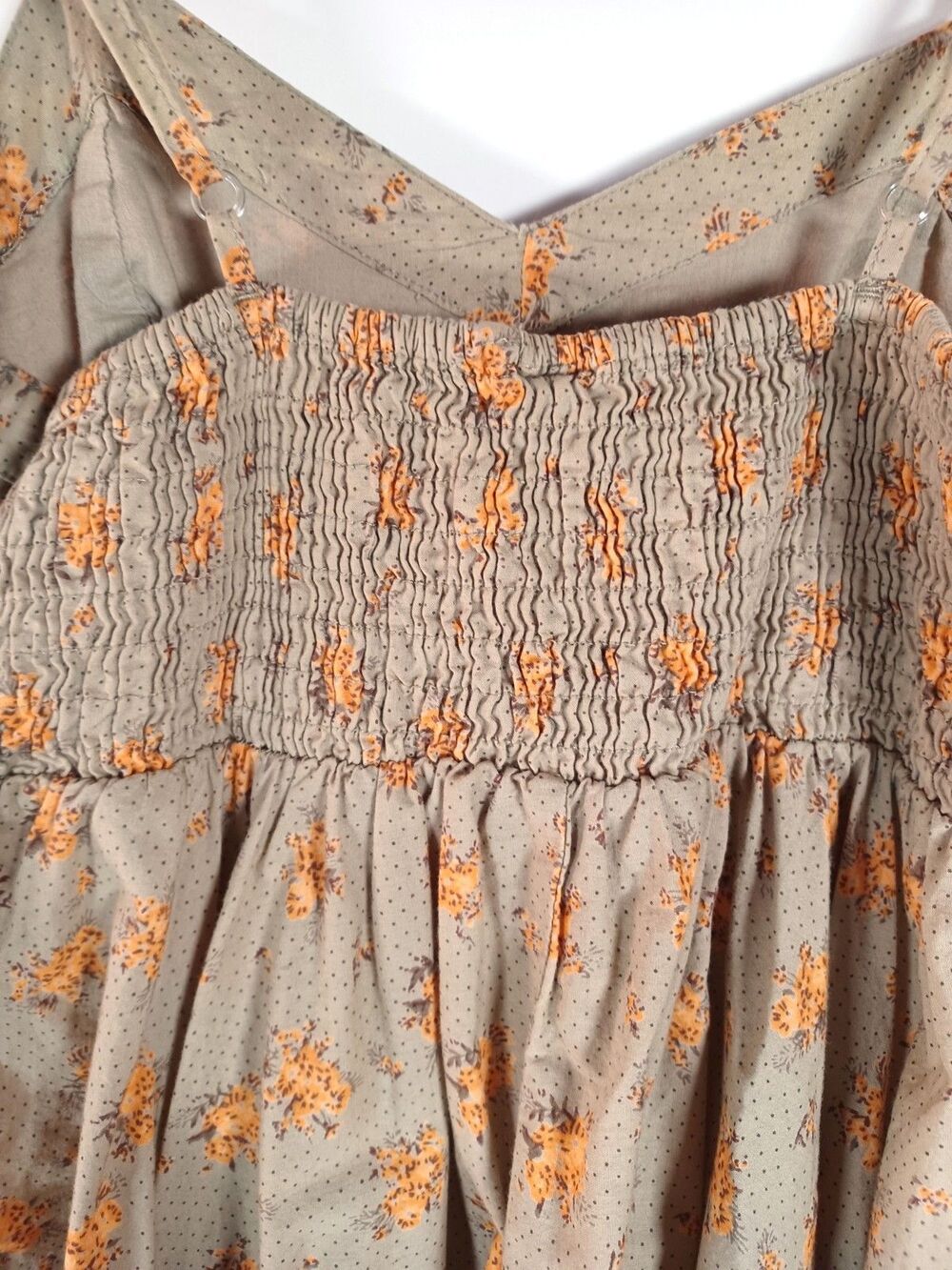 Mudd Y2K Vintage Fairycore Handkerchief Hem Babydoll Tank Sz S Festival Boho - Picture 10 of 10